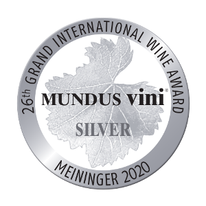 Mundus Vini 2020 - médaille d'argent 